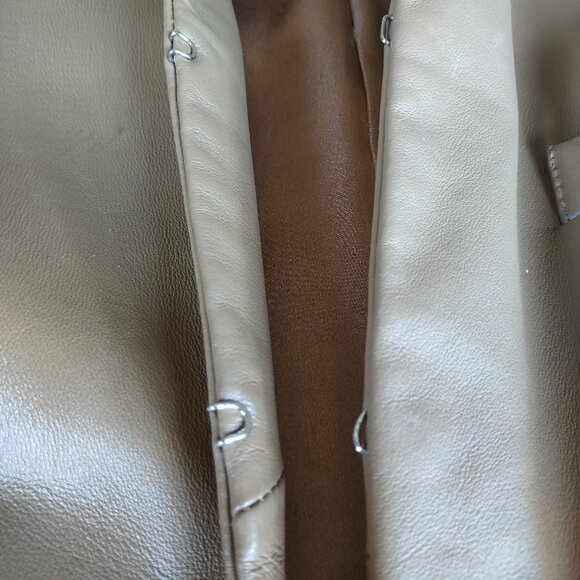 1X Nolan Miller Glamour Style Leather Jacket - Picture 7 of 9